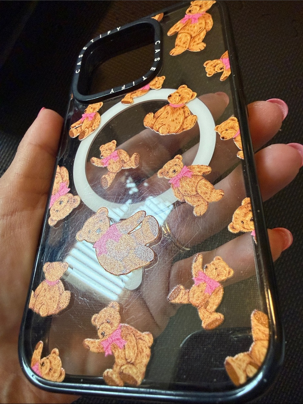 Casetify teddy bear case for iPhone 16 Pro - Picture 2 of 5